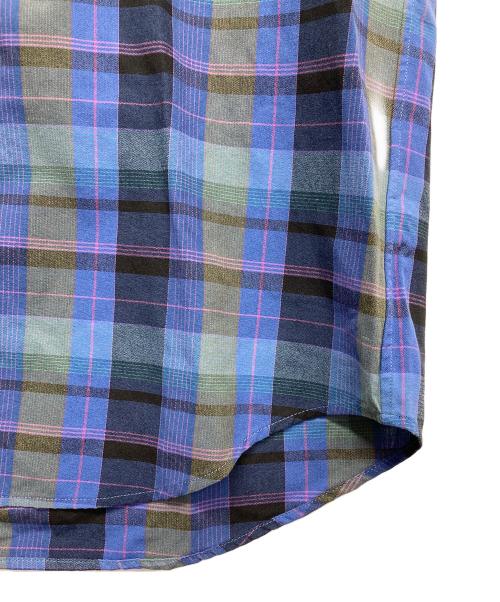 THE NORTH FACE（ザ ノース フェイス）THE NORTH FACE (ザ ノース フェイス) ロングスリーブマドラスシャツ ブルー サイズ:Mの古着・服飾アイテム