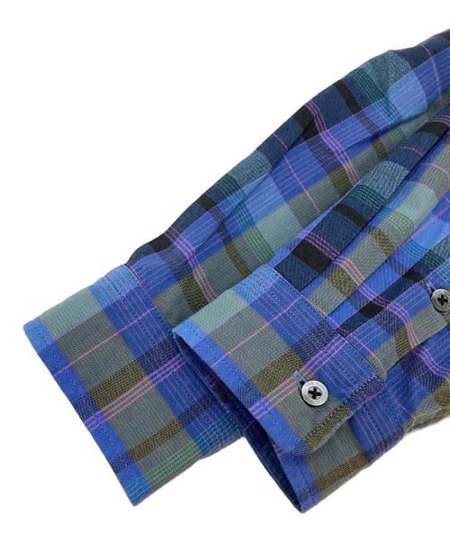 THE NORTH FACE（ザ ノース フェイス）THE NORTH FACE (ザ ノース フェイス) ロングスリーブマドラスシャツ ブルー サイズ:Mの古着・服飾アイテム