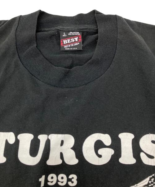 FRUIT OF THE LOOM（フルーツオブザルーム）FRUIT OF THE LOOM (フルーツオブザルーム) 90ｓ スタージスモータサイクルラリーT ブラック サイズ:Lの古着・服飾アイテム