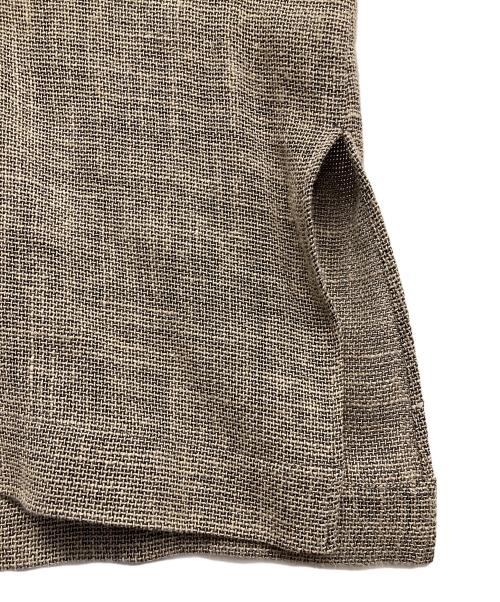 Spick and Span（スピック＆スパン）Spick and Span (スピックアンドスパン) リネンツイードベスト ブラウン サイズ:FREEの古着・服飾アイテム