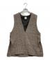 Spick and Span（スピックアンドスパン）の古着「リネンツイードベスト」｜ブラウン