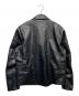 GU (ジーユー) UNDERCOVER (アンダーカバー) コラボエコレザーライダースジャケット ブラック サイズ:L 未使用品：4000円