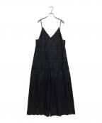 IENAイエナ）の古着「レースオールインワン」｜ブラック