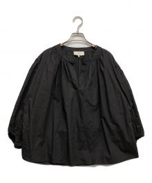AME ANTWERP（アメ アントワープ）の古着「VOLUME SLEEVE BLOUSE ブラウス」｜ブラック