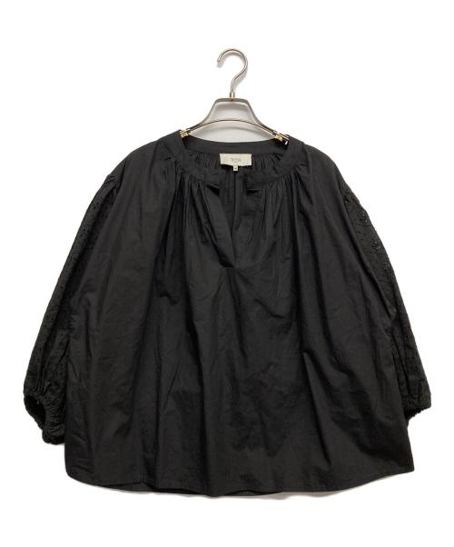 AME ANTWERP（アメ アントワープ）AME ANTWERP (アメ アントワープ) VOLUME SLEEVE BLOUSE ブラウス ブラック サイズ:36の古着・服飾アイテム