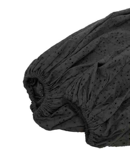 AME ANTWERP（アメ アントワープ）AME ANTWERP (アメ アントワープ) VOLUME SLEEVE BLOUSE ブラウス ブラック サイズ:36の古着・服飾アイテム