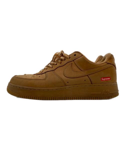 NIKE（ナイキ）NIKE (ナイキ) Supreme (シュプリーム) AIR FORCE 1 HIGH FLAX 07 ブラウン サイズ:26.5の古着・服飾アイテム