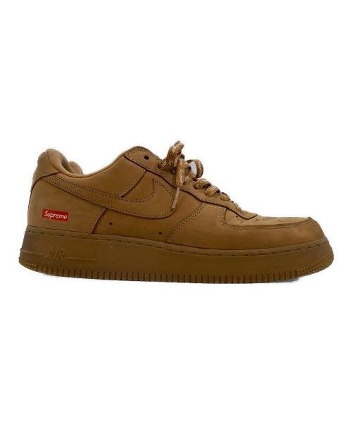 NIKE（ナイキ）NIKE (ナイキ) Supreme (シュプリーム) AIR FORCE 1 HIGH FLAX 07 ブラウン サイズ:26.5の古着・服飾アイテム