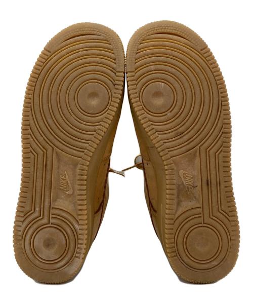 NIKE（ナイキ）NIKE (ナイキ) Supreme (シュプリーム) AIR FORCE 1 HIGH FLAX 07 ブラウン サイズ:26.5の古着・服飾アイテム