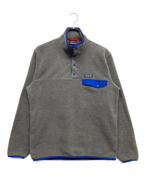 Patagonia（パタゴニア）Patagonia (パタゴニア) ライトウェイトシンチラスナップtプルオーバー グレー サイズ:Mの古着・服飾アイテム
