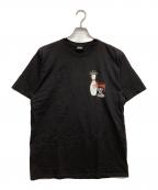 stussyステューシー）の古着「プリントTシャツ」｜ブラック