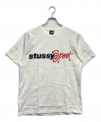 stussyステューシー）の古着「プリントTシャツ」｜ホワイト
