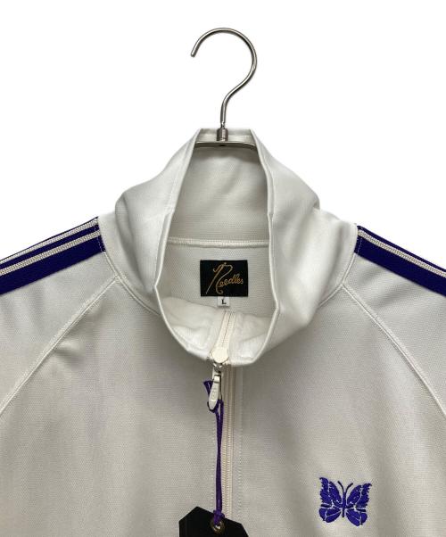 Needles（ニードルズ）Needles (ニードルズ) Track Jacket Poly Smooth ホワイト サイズ:Lの古着・服飾アイテム