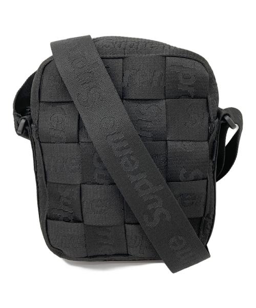 SUPREME（シュプリーム）Supreme (シュプリーム) Woven Shoulder Bag ブラックの古着・服飾アイテム