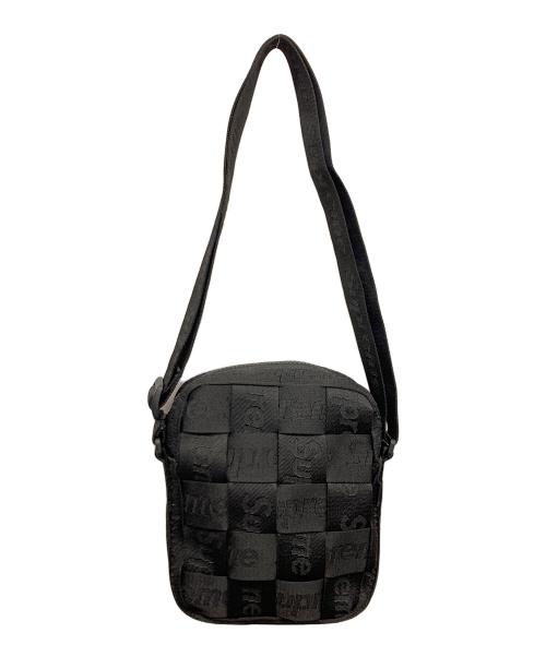 SUPREME（シュプリーム）Supreme (シュプリーム) Woven Shoulder Bag ブラックの古着・服飾アイテム