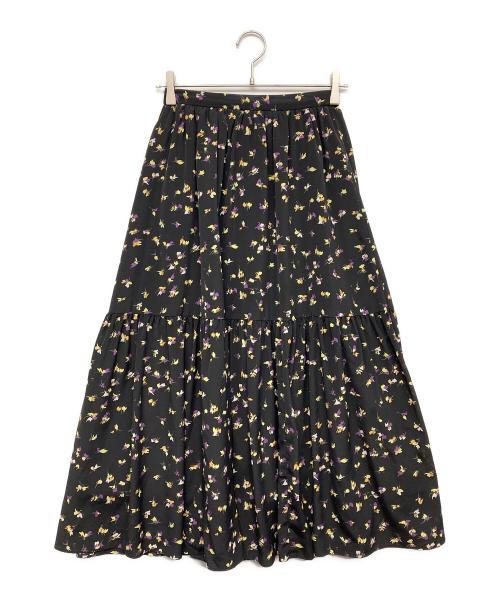 BEARDSLEY（ビアズリー）BEARDSLEY (ビアズリー) フレアスカート ブラック サイズ:FREEの古着・服飾アイテム