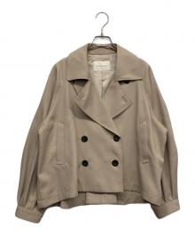 nano・universe（ナノ・ユニバース）の古着「エアリー ツイル ショートコート」｜ベージュ
