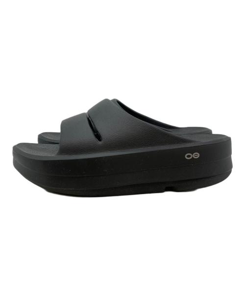 OOFOS（ウーフォス）OOFOS (ウーフォス) リカバリーサンダル ブラック サイズ:EU41の古着・服飾アイテム