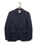 BEAUTY&YOUTHビューティーアンドユース）の古着「“TORAY” ドライ シアサッカー 2B ジャケット」｜ネイビー