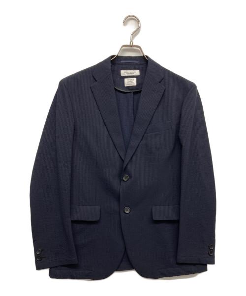 BEAUTY&YOUTH（ビューティーアンドユース）BEAUTY&YOUTH (ビューティーアンドユース) “TORAY” ドライ シアサッカー 2B ジャケット ネイビー サイズ:Mの古着・服飾アイテム