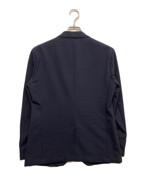 BEAUTY&YOUTH（ビューティーアンドユース）BEAUTY&YOUTH (ビューティーアンドユース) “TORAY” ドライ シアサッカー 2B ジャケット ネイビー サイズ:Mの古着・服飾アイテム