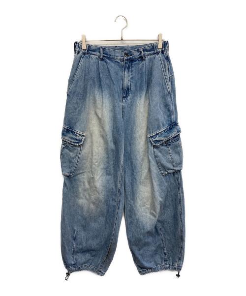 BUGLE BOY（ビューグルボーイ）BUGLE BOY (ビューグルボーイ) デニムカーゴパンツ インディゴ サイズ:Mの古着・服飾アイテム