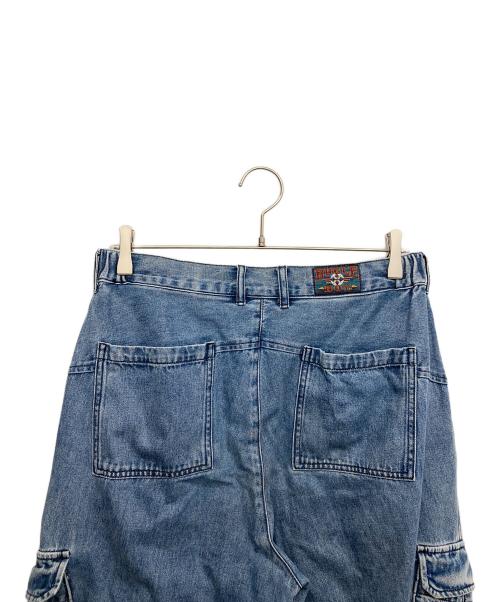 BUGLE BOY（ビューグルボーイ）BUGLE BOY (ビューグルボーイ) デニムカーゴパンツ インディゴ サイズ:Mの古着・服飾アイテム