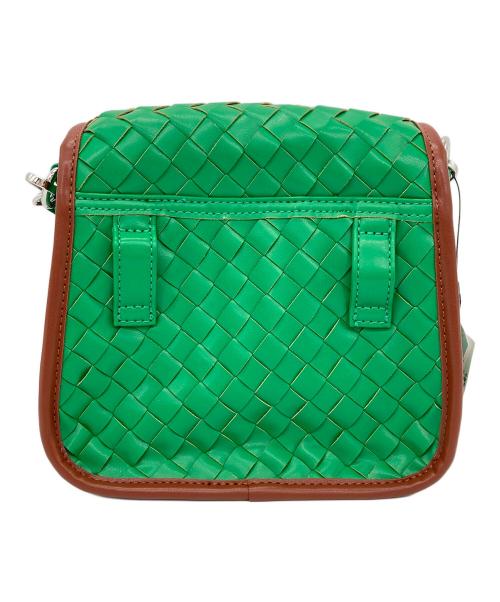 GRAIN（グレイン）GRAIN (グレイン) 2WAYクロス編みショルダーバッグ グリーン 未使用品の古着・服飾アイテム