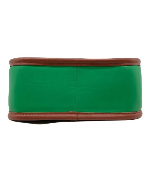 GRAIN（グレイン）GRAIN (グレイン) 2WAYクロス編みショルダーバッグ グリーン 未使用品の古着・服飾アイテム