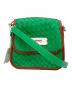 GRAIN（グレイン）の古着「2WAYクロス編みショルダーバッグ」｜グリーン
