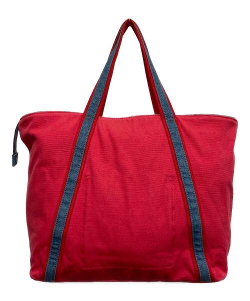 DIESEL（ディーゼル）DIESEL (ディーゼル) キャンバストートバッグ レッドの古着・服飾アイテム