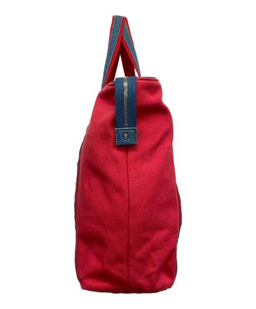 DIESEL（ディーゼル）DIESEL (ディーゼル) キャンバストートバッグ レッドの古着・服飾アイテム