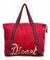 DIESEL（ディーゼル）の古着「キャンバストートバッグ」｜レッド