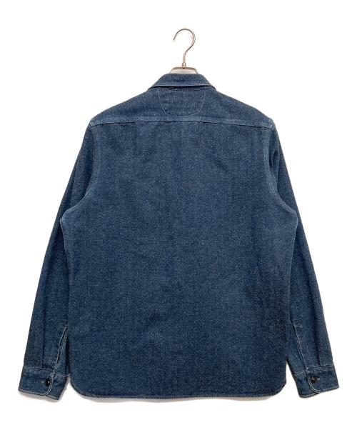 RRL（ダブルアールエル）RRL (ダブルアールエル) ガチャポケ デニム ワーク シャツ インディゴ サイズ:Lの古着・服飾アイテム