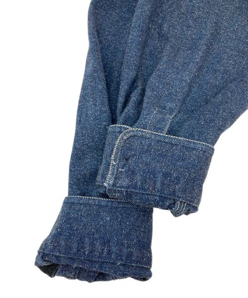 RRL（ダブルアールエル）RRL (ダブルアールエル) ガチャポケ デニム ワーク シャツ インディゴ サイズ:Lの古着・服飾アイテム