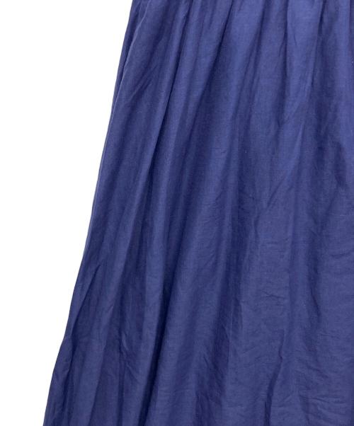 MARIHA（マリハ）MARIHA (マリハ) フリルオフショルダー ロングドレス ネイビー サイズ:無しの古着・服飾アイテム