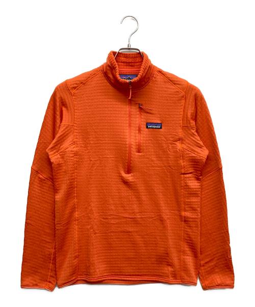 Patagonia（パタゴニア）Patagonia (パタゴニア) R1 ハーフジップ プルオーバー オレンジ サイズ:Sの古着・服飾アイテム