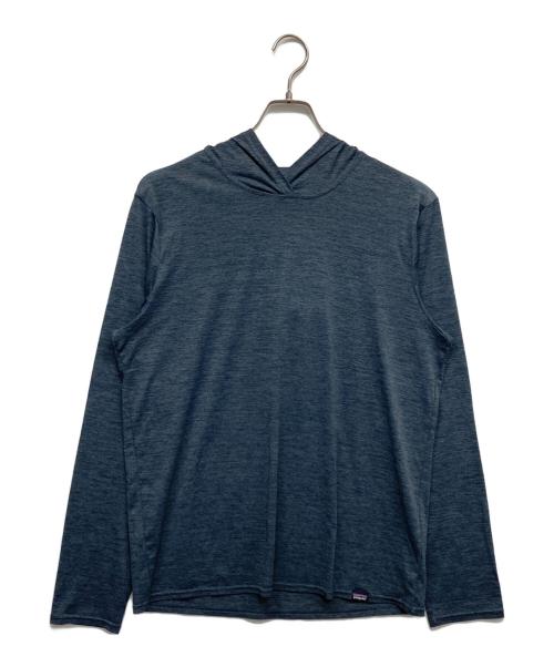 Patagonia（パタゴニア）Patagonia (パタゴニア) キャプリーンクールデイリーフーディ ネイビー サイズ:Mの古着・服飾アイテム