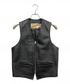 Schottショット）の古着「193V レザーベスト」｜ブラック