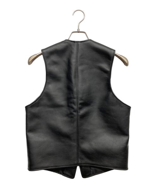 Schott（ショット）Schott (ショット) 193V レザーベスト ブラック サイズ:Sの古着・服飾アイテム