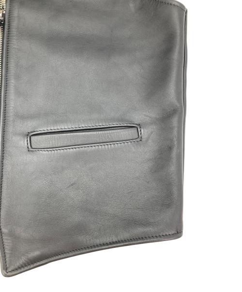 Schott（ショット）Schott (ショット) 193V レザーベスト ブラック サイズ:Sの古着・服飾アイテム