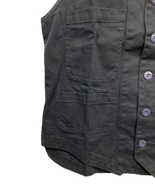 SOUND MAN（サウンドマン）SOUND MAN (サウンドマン) Marcyコットンワークベスト ブラック サイズ:36の古着・服飾アイテム