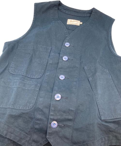 SOUND MAN（サウンドマン）SOUND MAN (サウンドマン) Marcyコットンワークベスト ブラック サイズ:36の古着・服飾アイテム