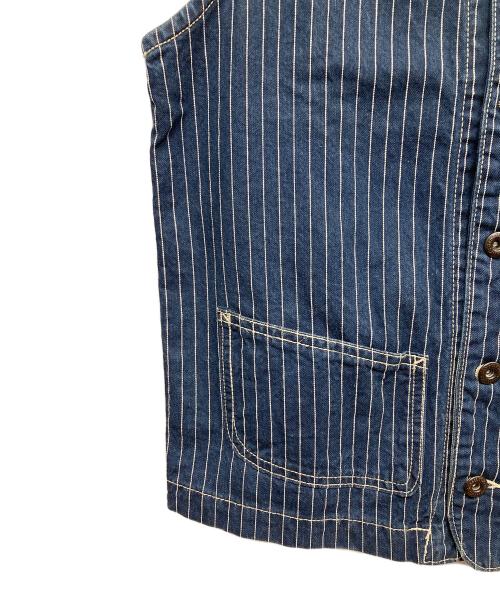 Schott（ショット）Schott (ショット) OLD HICKORY VEST インディゴ サイズ:Sの古着・服飾アイテム