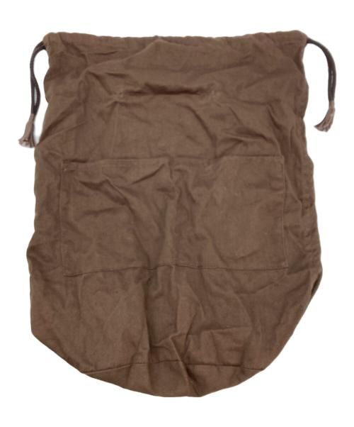 SaintChristopher（セントクリストファー）SaintChristopher (セントクリストファー) 編み込みハンドバッグ ブラウンの古着・服飾アイテム