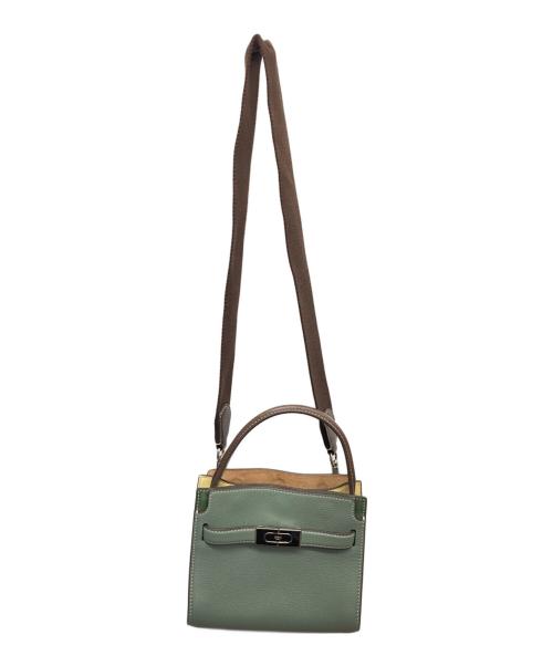 TORY BURCH（トリーバーチ）TORY BURCH (トリーバーチ) 2WAYバッグ グリーンの古着・服飾アイテム