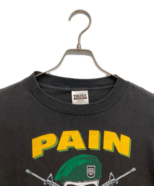 TULTEX（タルテックス）TULTEX (タルテックス) 90‘ｓプリントTシャツ ブラック サイズ:Lの古着・服飾アイテム