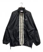 adidasアディダス）の古着「ナイロンジャケット」｜ブラック