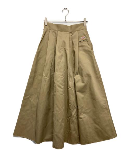 Dickies（ディッキーズ）Dickies (ディッキーズ) Spick and Span (スピックアンドスパン) チノフレアスカート ブラウン サイズ:36の古着・服飾アイテム