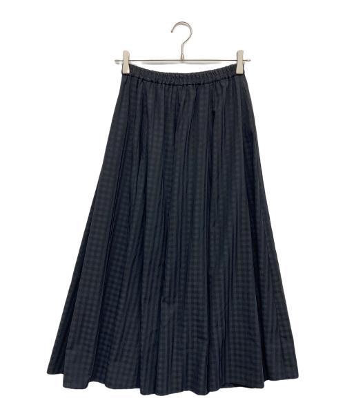 BEARDSLEY（ビアズリー）BEARDSLEY (ビアズリー) ギンガムスカート ブラックの古着・服飾アイテム